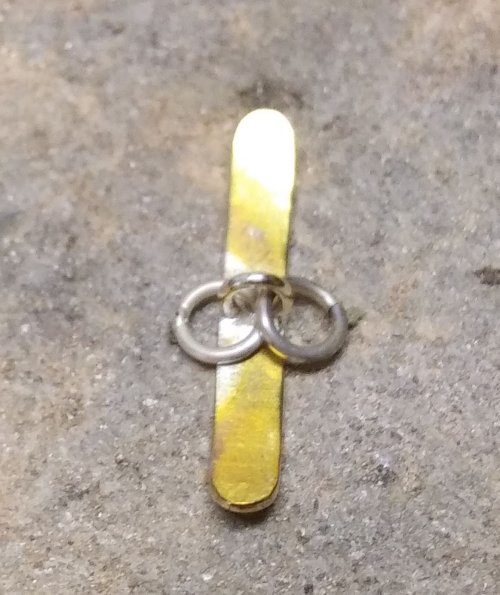 Judy Larson's Ripple Bracelet  - , Metalwork, Cutting, Cutting Tool, Cutters, Dapping, Dapping Jewelry, Filing, Finishing, Findings, Clasps, Components, Tumbling, Tumble, Tumbling Jewelry, Butane Torch, Soldering, Solder, Tools, Add two jump rings 